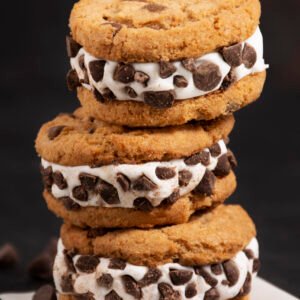 high angle delicious cookies arrangement