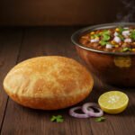 chole bhature dish